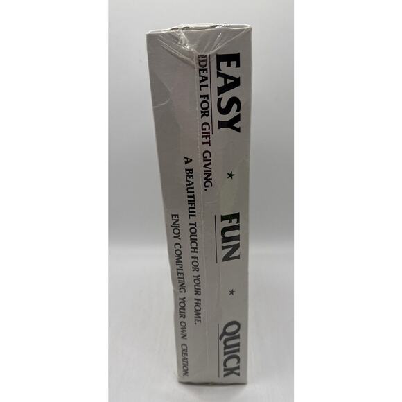 Vintage 1988 National Yarn Crafts Latch Hook Kit Christmas Candle Sealed 18”x24” - Picture 4 of 7